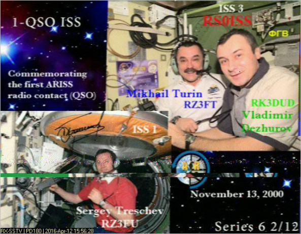 ISS SSTV mynd sem Mike Rupprecht DK3WN tók á móti 12. apríl, 2016 kl. 15:56.